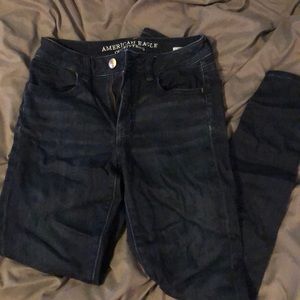 Dark Wash American Eagle Jeggings